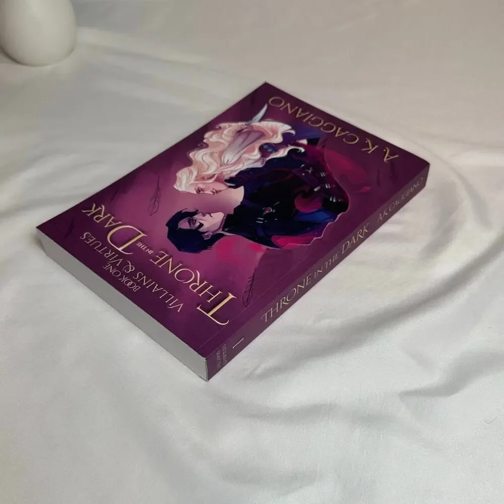 Throne in the Dark A.K. Caggiano OOP Indie Paperback Villains & Virtues #1